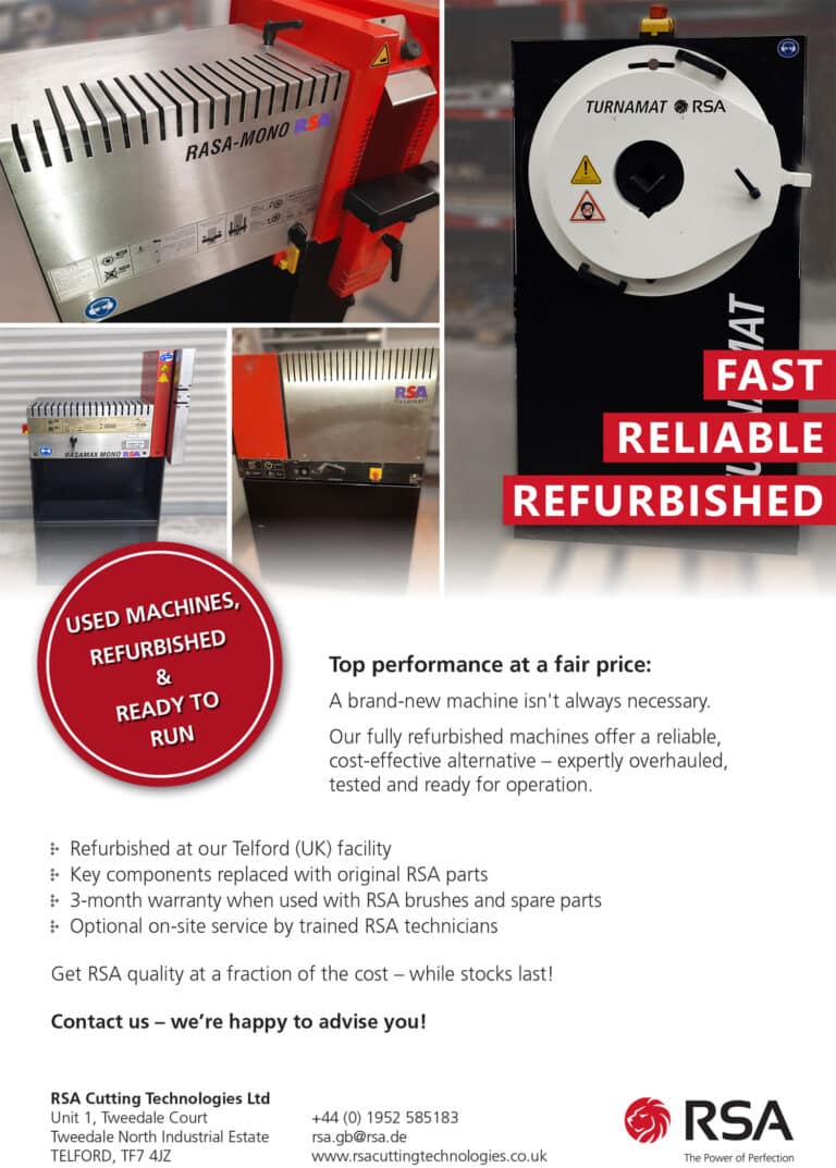 Used Machines - RSA Cutting Systems